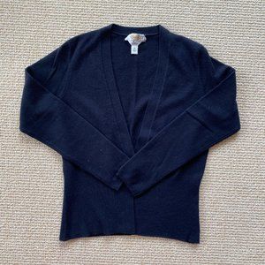 Talbots Pure Cashmere One Button Cardigan.